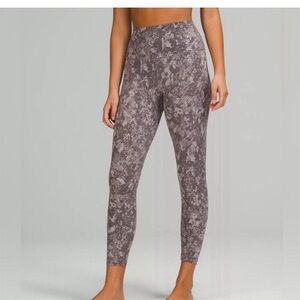 Lululemon Snake Taupe Gray Leggings